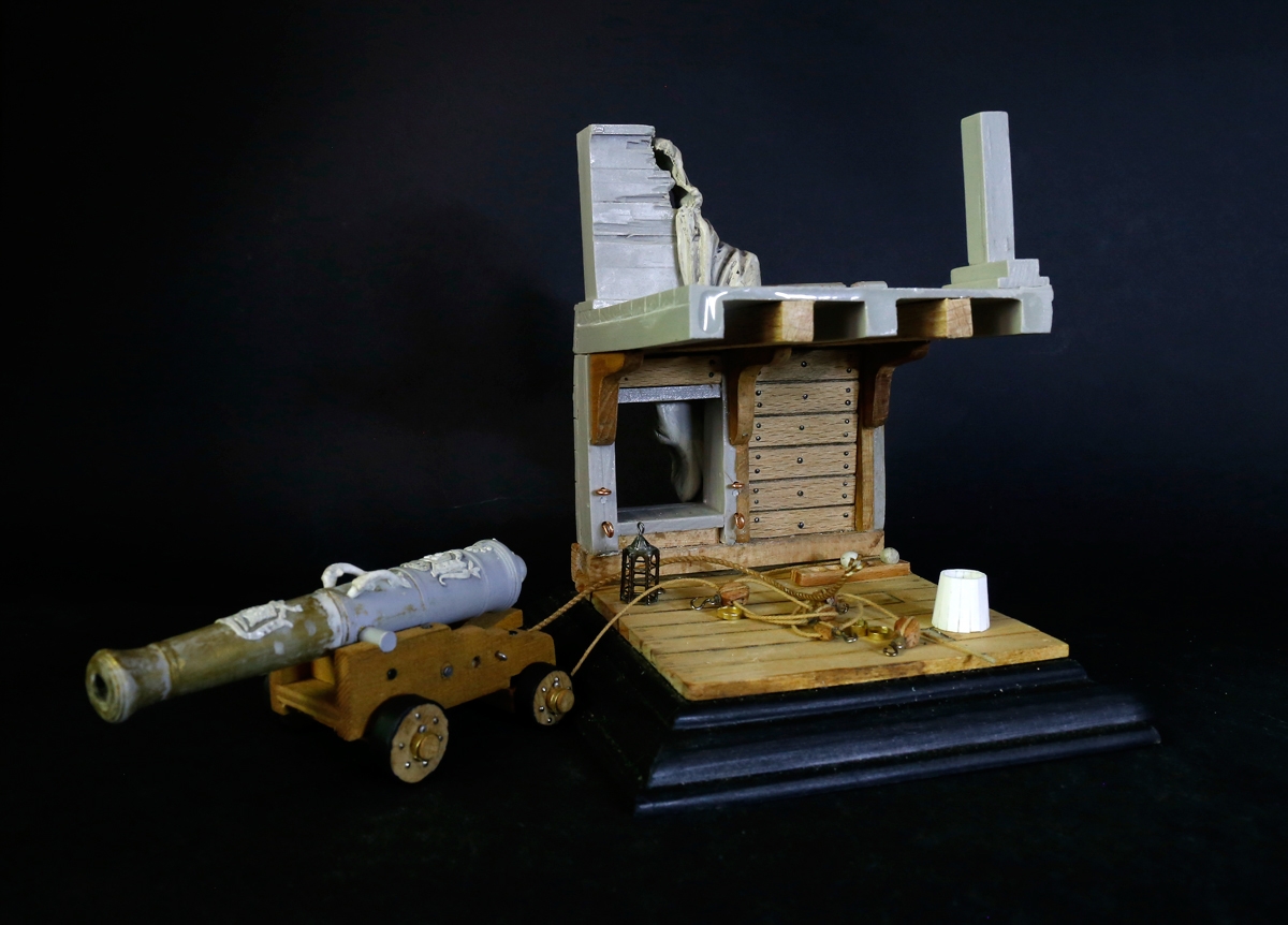 Dioramas and Vignettes: Le Redoutable battleship. Trafalgar battle, photo #9