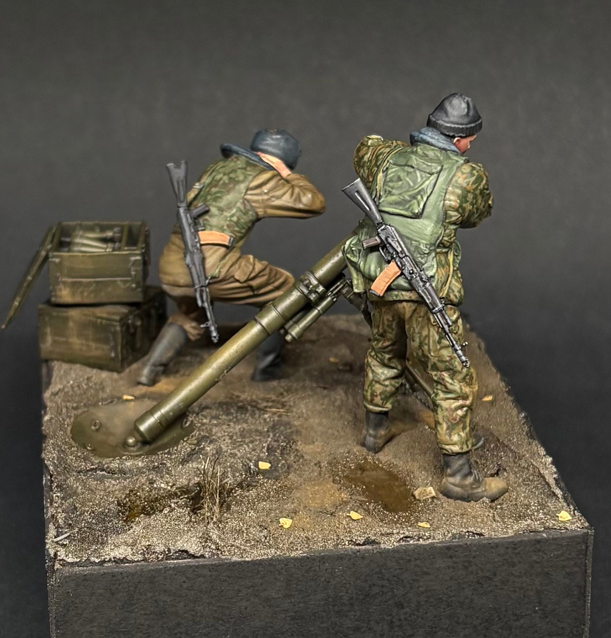 Dioramas and Vignettes: Modern Russian mortar team, photo #5