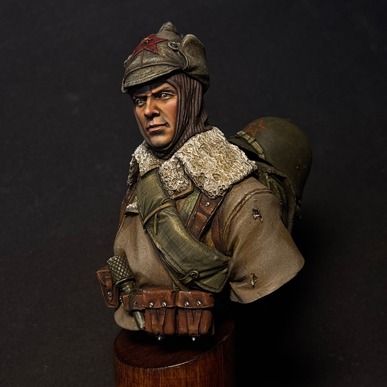 Figures: Red Army soldier. Winter war, photo #1