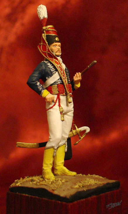 Figures: Light Dragoons Officer, 1805, photo #5
