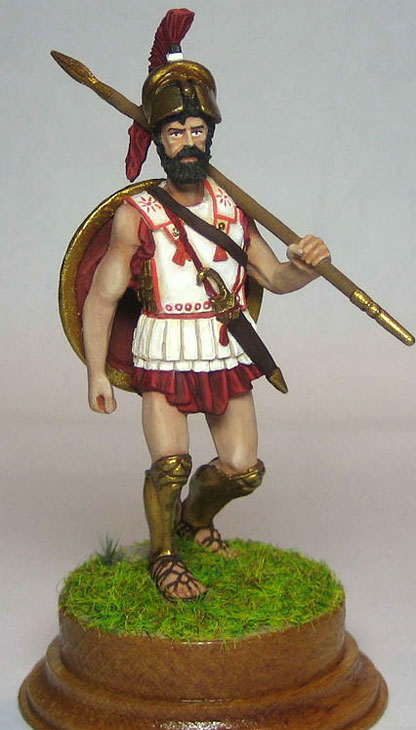 Figures: Greek Hoplita, V BC, photo #1