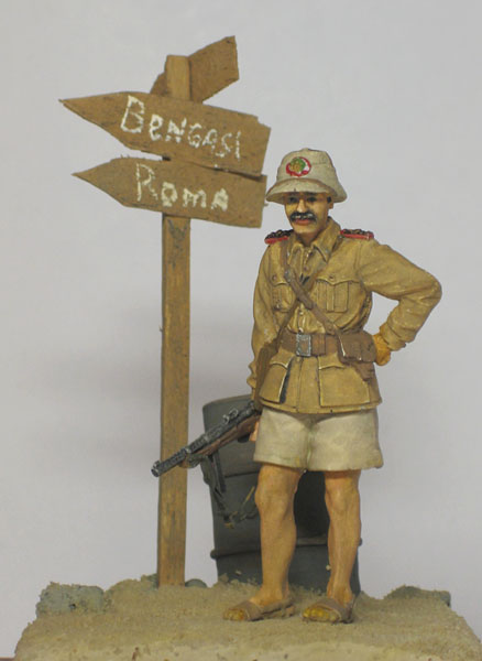 Фигурки: Лейтенант итальянских колониальных войск, фото #3