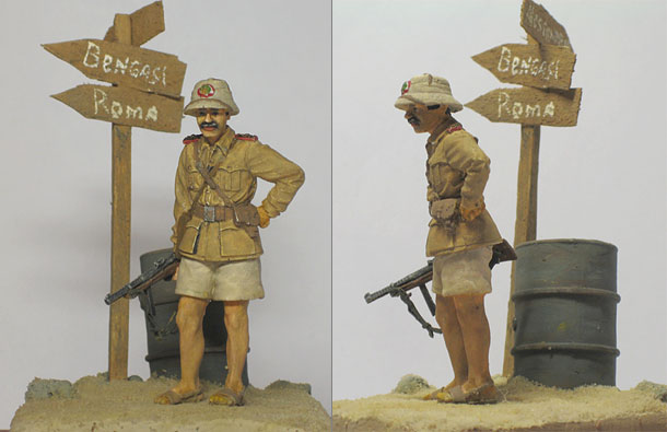 Figures: Leutnant, Royal Italian colonial troops