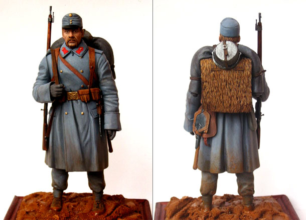 Figures: Austrian-Hungarian infantryman, 1914