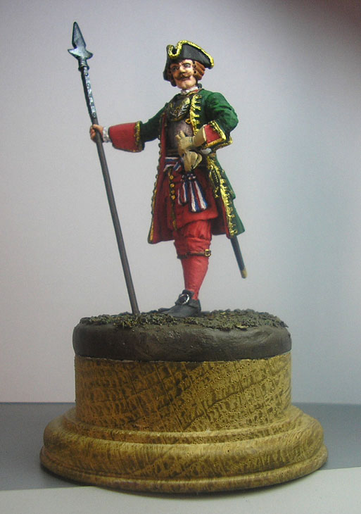 Figures: Officer, Preobrazhensky regt, 1704-1712, photo #2
