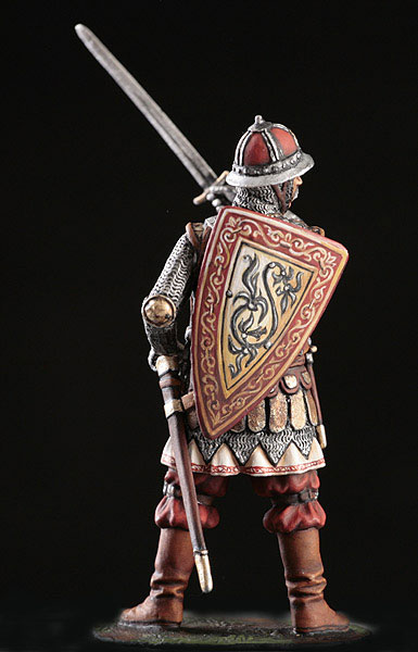 Фигурки: Командир пешего отряда русских дружинников, 1380, фото #2