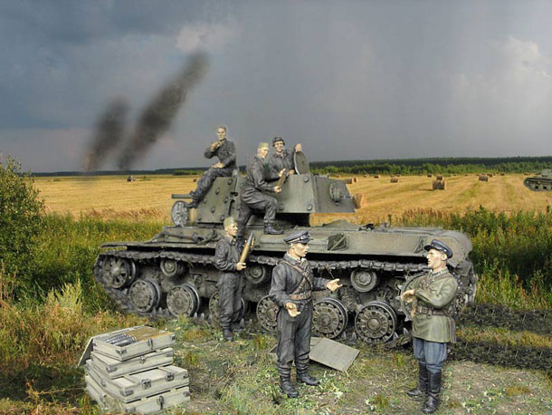 Dioramas and Vignettes: We can't do it faster, comrade comissar!..