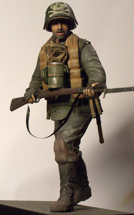 Figures: German stormtrooper, WWI, photo #1
