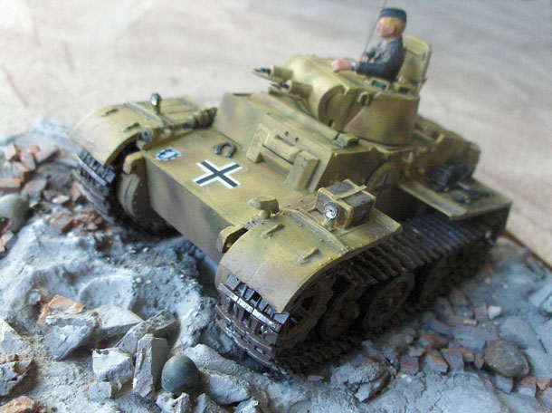 Диорамы и виньетки: Panzer 1F из состава 1 PzDiv. Лето 1943