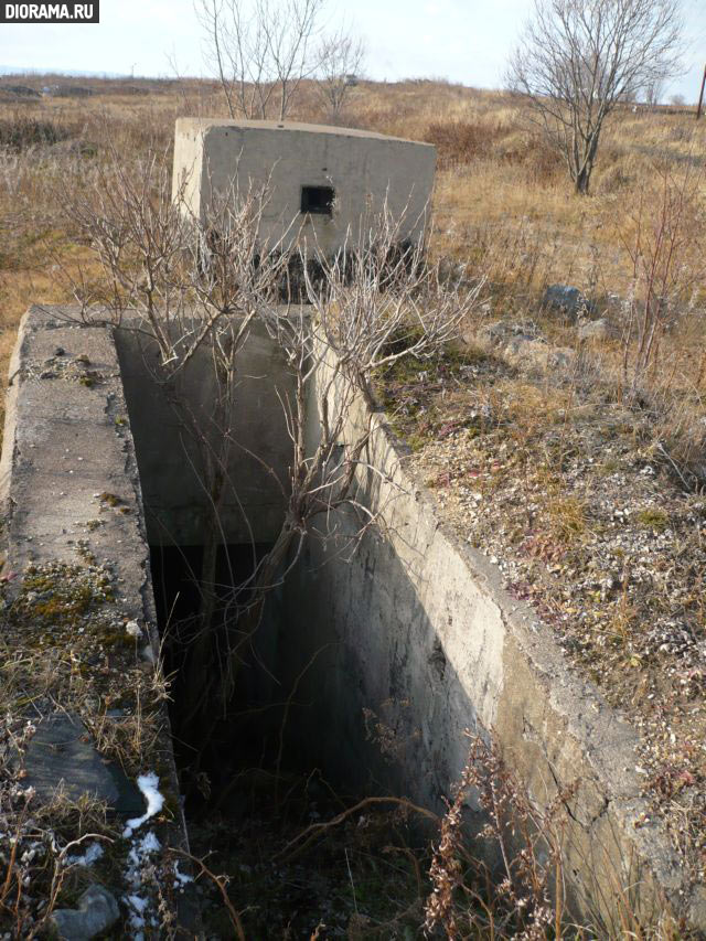 Concrete pillbox, Sakhalin (Library Diorama.Ru)