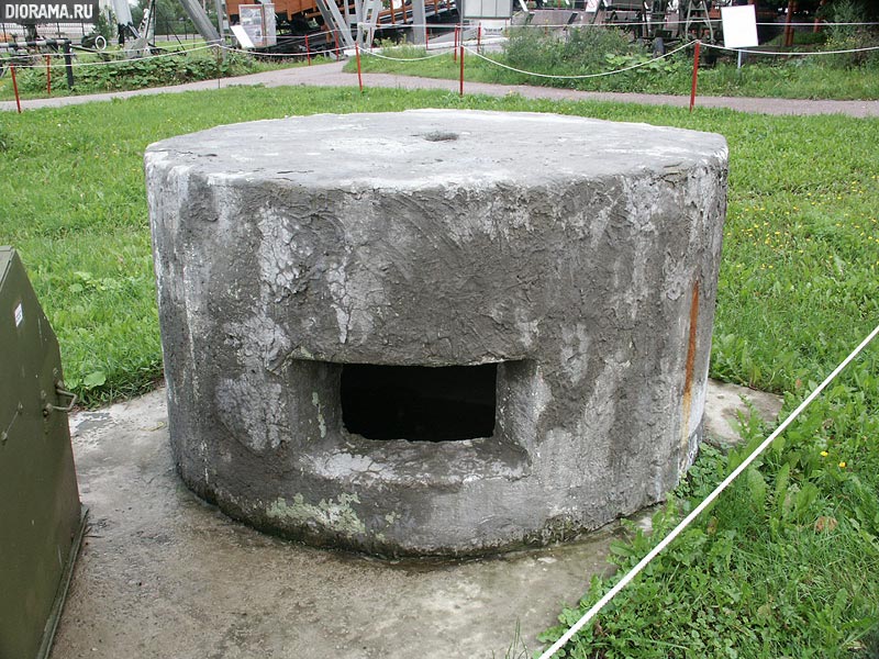 Typical concrete machine gun pillbox, Central Museum of Great Patriotic War, Moscow (Library Diorama.Ru)