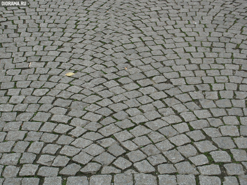 Square pavement, Bonn, West Germany (Library Diorama.Ru)