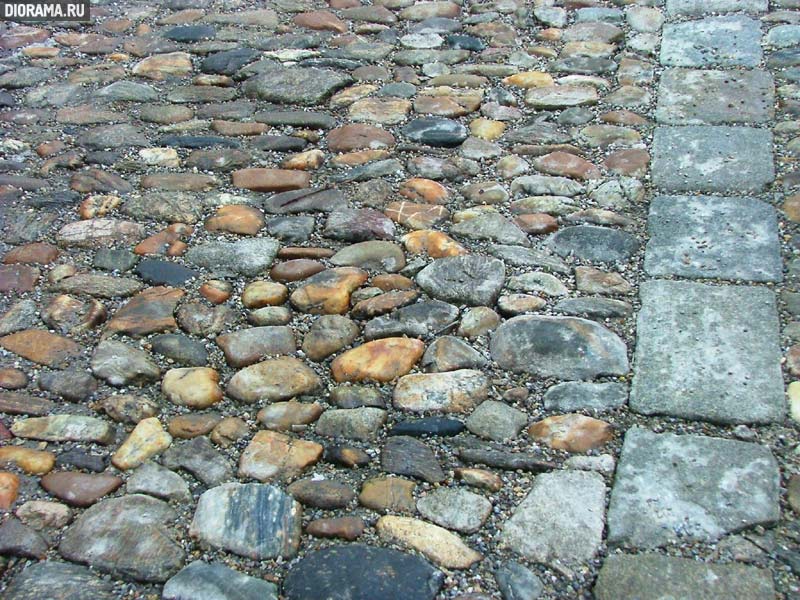 Cobblestone, Wien, Austria (Library Diorama.Ru)