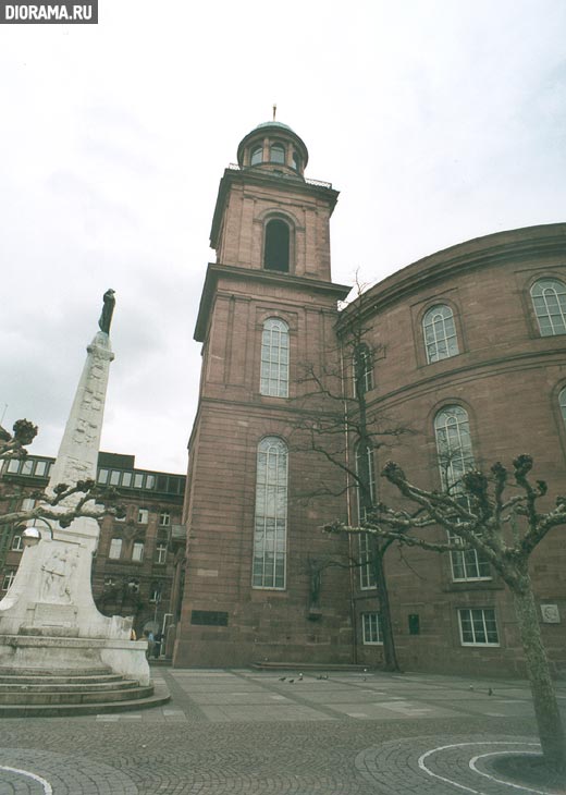 Church, Frankfurt am Main, West Germany (Library Diorama.Ru)