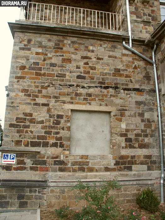 Фрагмент стены здания, Арвайлер, Западная Германия (Копилка Diorama.Ru)