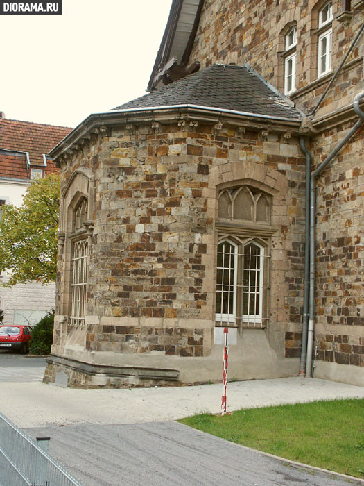 Фрагмент здания, Арвайлер, Западная Германия (Копилка Diorama.Ru)