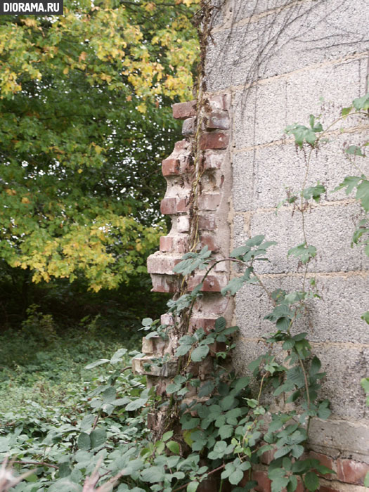 Фрагмент кирпичной кладки , Крипп, Западная Германия (Копилка Diorama.Ru)