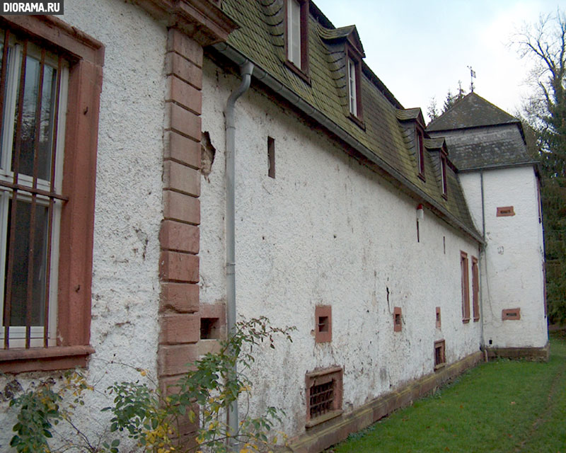 Хозяйственные постройки при замке, Зинциг, Западная Германия (Копилка Diorama.Ru)