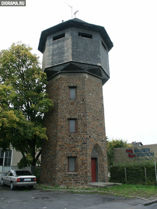 Water tower, 1939., Sinzig, West Germany (Library Diorama.Ru)