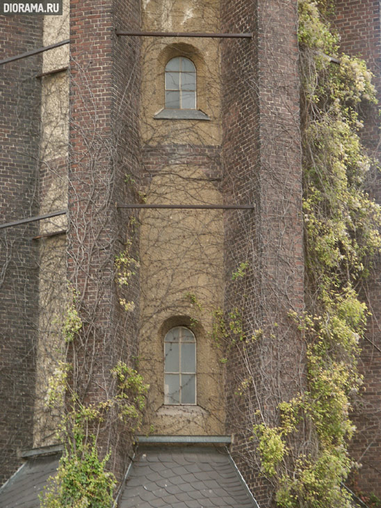 Water tower, early XX century., Sinzig, West Germany (Library Diorama.Ru)