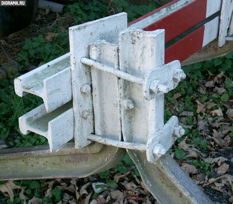 Dead-end siding, Burgbrohl, West Germany (Library Diorama.Ru)