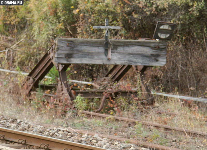 Dead-end siding, Ahrweiler, West Germany (Library Diorama.Ru)