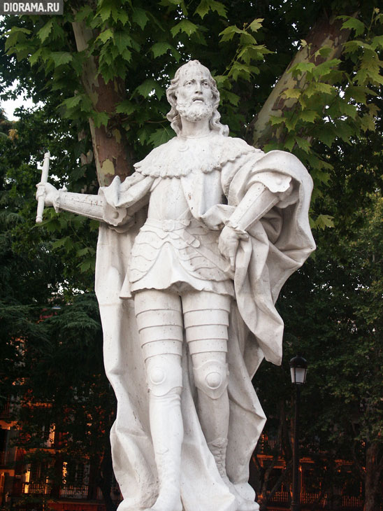 Statue, Madrid (Library Diorama.Ru)