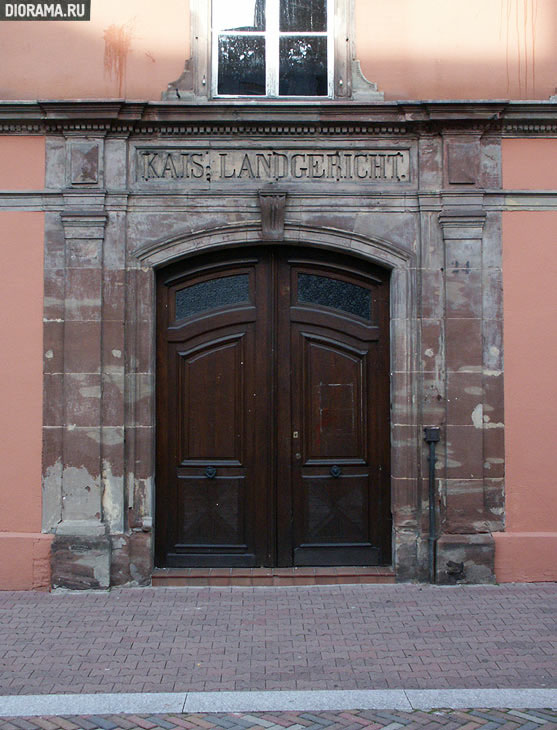 Дверь жилого дома, г. Саргемин, Лотарингия (Копилка Diorama.Ru)