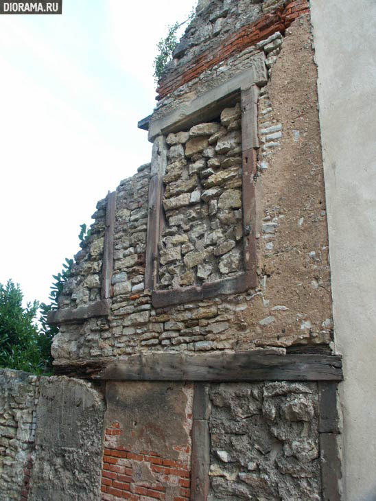 Фрагмент стены, г. Саргемин, Лотарингия (Копилка Diorama.Ru)