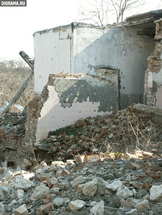 Разрушенный жилой дом, ванная комната, Пятигорск (Копилка Diorama.Ru)