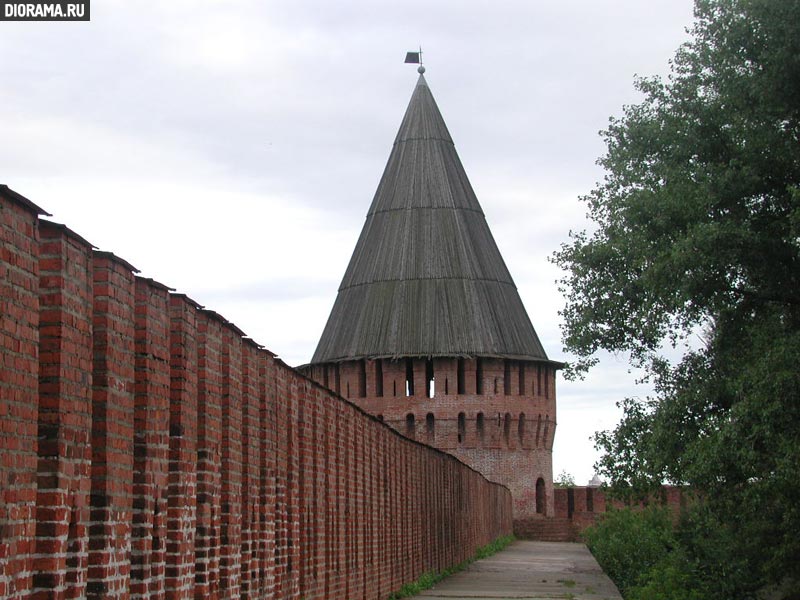 Боевая площадка стены, Смоленск (Копилка Diorama.Ru)