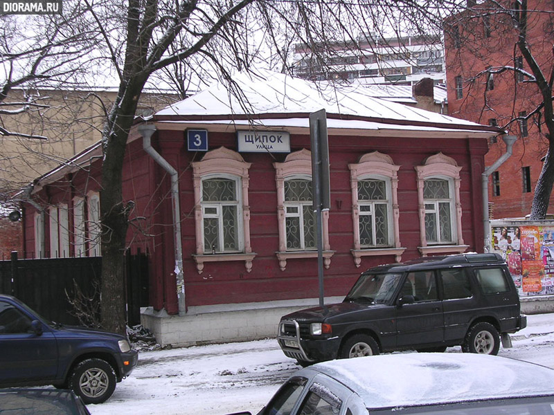 Apartment house, late XIX century., Moscow, Russia (Library Diorama.Ru)