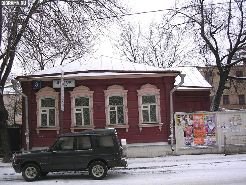 Apartment house, late XIX century., Moscow, Russia (Library Diorama.Ru)