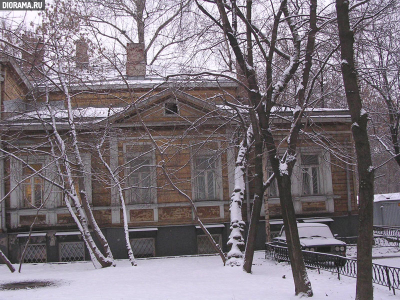 Apartment house, late XIX century., Moscow, Russia (Library Diorama.Ru)