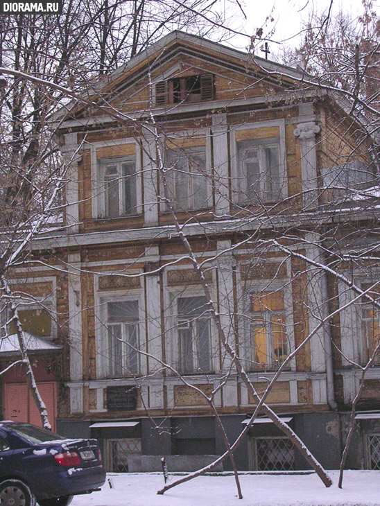 Деревянный жилой дом, Москва (Копилка Diorama.Ru)