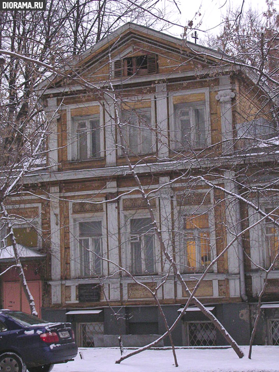 Apartment house, late XIX century., Moscow, Russia (Library Diorama.Ru)