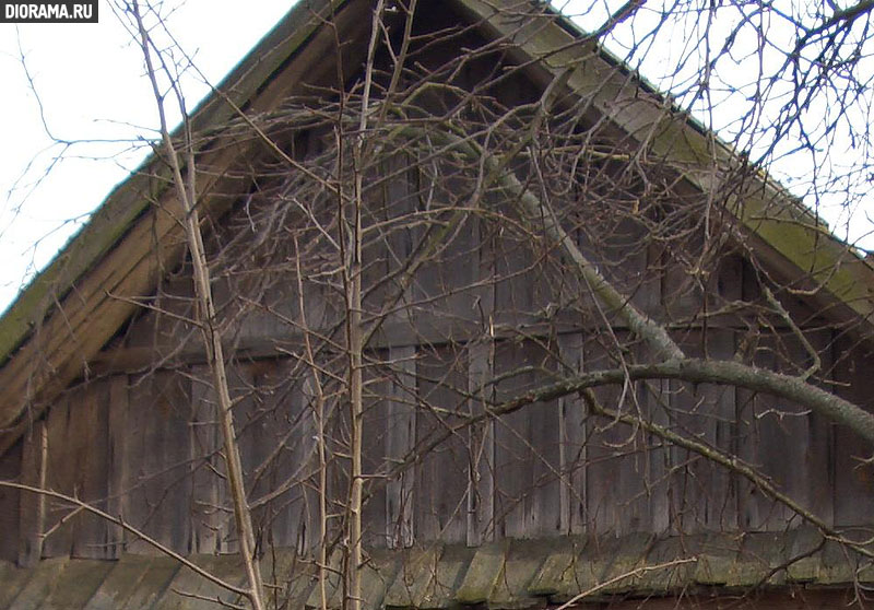 Adobe peasant hut, Bryansk region (Library Diorama.Ru)