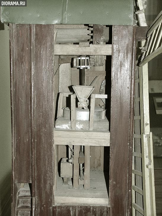 Макет ветряной мельницы, Ростовский краеведческий музей (Копилка Diorama.Ru)