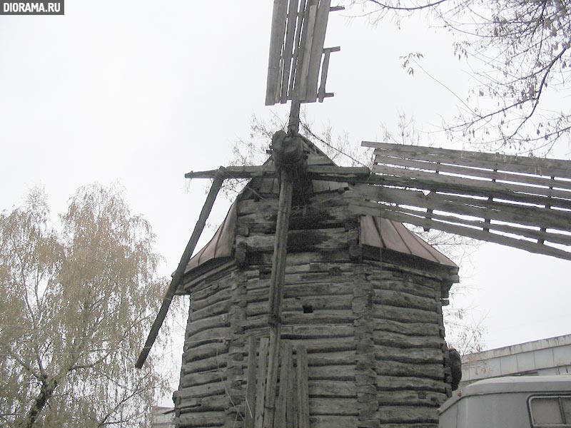 Windmill, late XIX-eraly XX century, Kursk, Russia (Library Diorama.Ru)