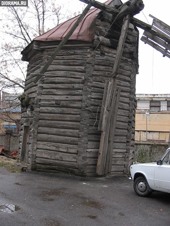 Windmill, late XIX-eraly XX century, Kursk, Russia (Library Diorama.Ru)