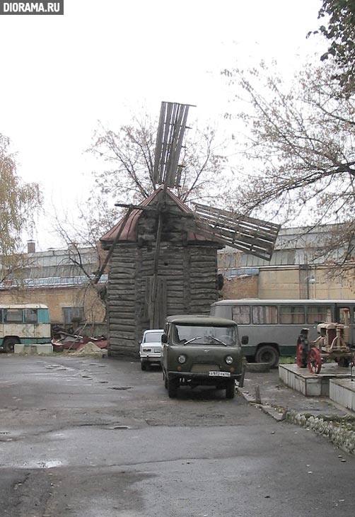 Windmill, late XIX-eraly XX century, Kursk, Russia (Library Diorama.Ru)