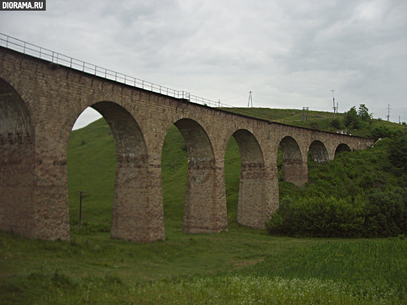 Железнодорожный мост, Тернопольская обл., Украина (Копилка Diorama.Ru)