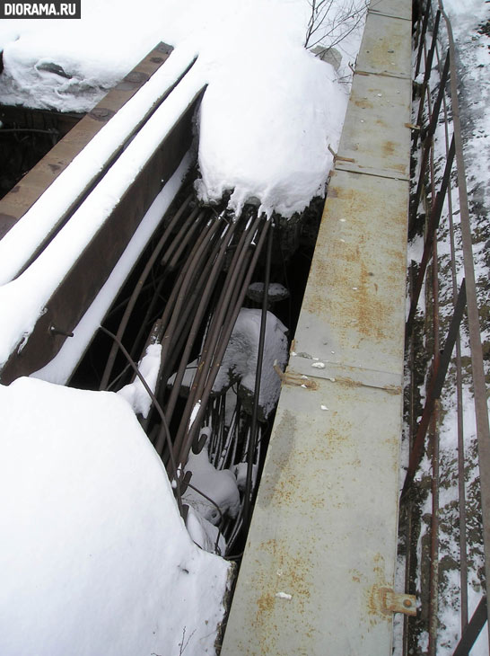 Blasted Railway Bridge, Kondopoga, Carelia (Library Diorama.Ru)