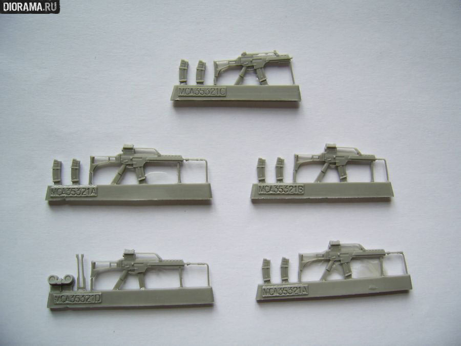 Reviews: G36 assault rifles in 1/35 scale, photo #2