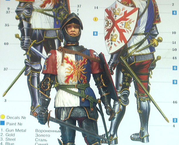 Projects: Burgundian knight